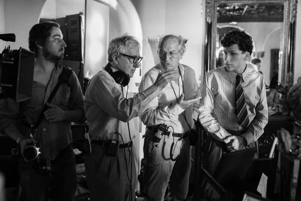 Woody Allen, Vittorio Storaro, Jesse Eisenberg