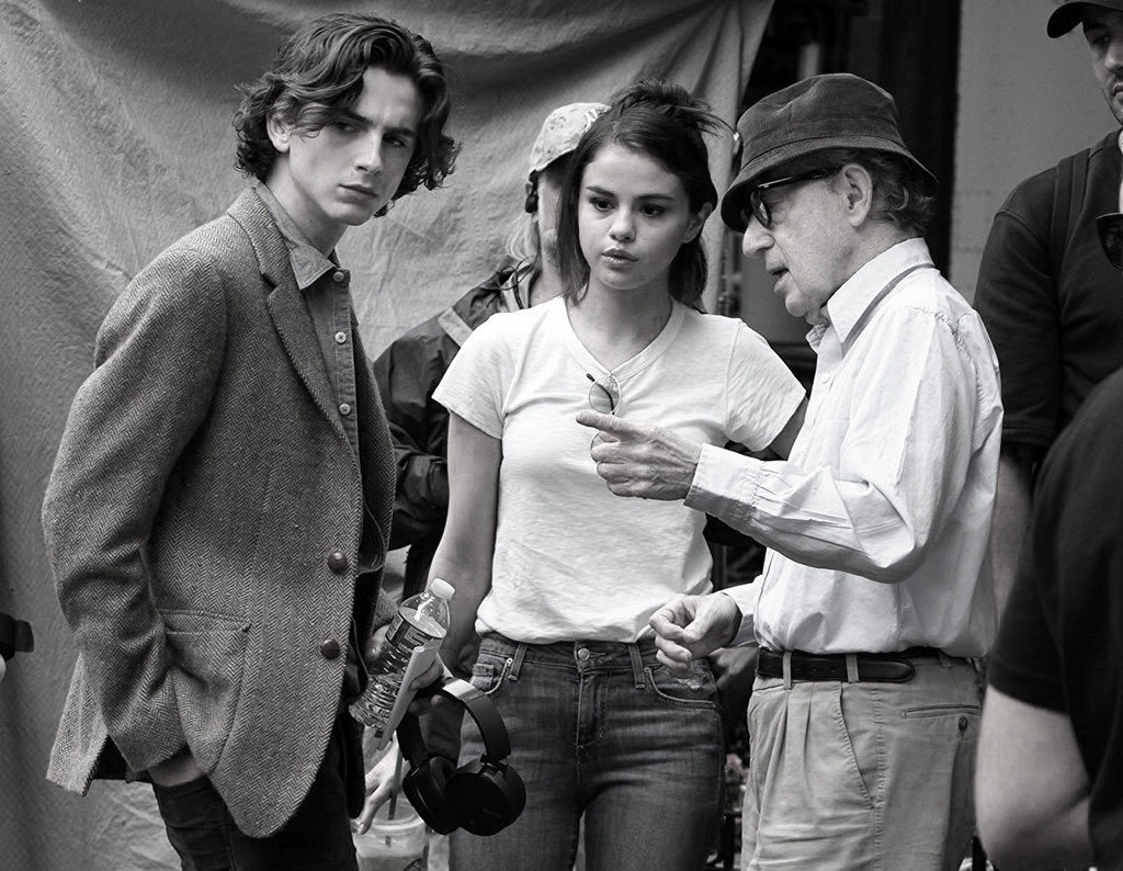 Timothée Chalamet, Selena Gomez, Woody Allen