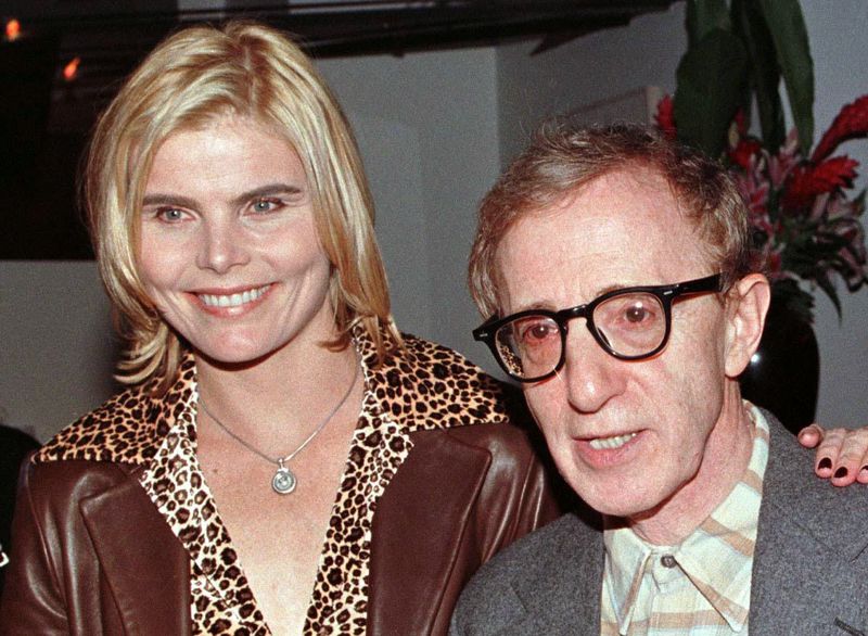 Mariel Hemingway and Woody Allen, many years after Manhattan.