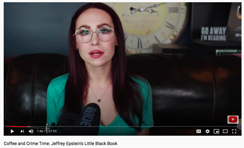 Stephanie Harlowe - Coffee and Crime Time Screenshot - Epstein Little Black Book