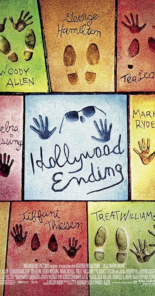 Woody Allen's Hollywood Ending movie poster. 