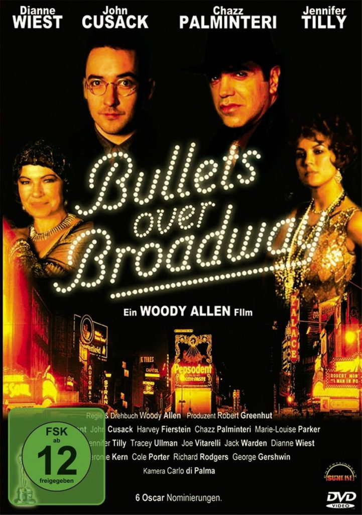 Poster for Woody Allen's Movie Bullets Over Broadway