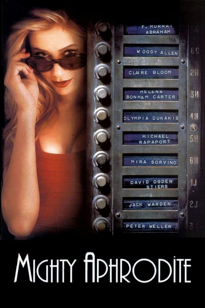 Poster for Woody Allen's movie Mighty Aphrodite